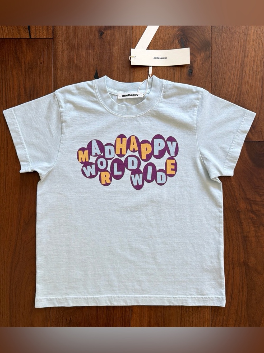 NEW MadHappy Worldwide Shrunken Tee Size Medium